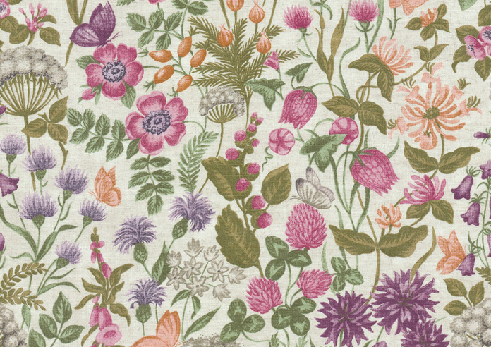 Field Flowers, Copper - Made to Measure Curtains - Image 8